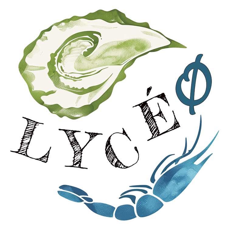 logo de la boutique exploitation lycée de la mer et du littoral bourcefranc